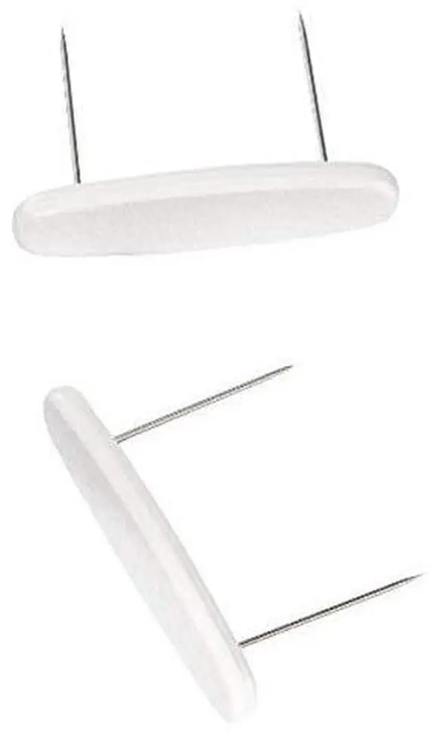 Main image of Miles Kimball Bedskirt Pins,White,One Size Fits All