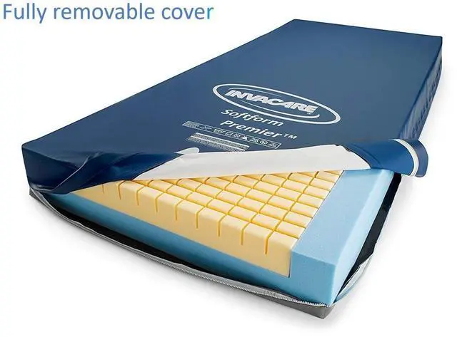 Alt view image 4 of 5 - Invacare Softform Premier Bariatric Mattress, 80" Length, 48" Width, 6" Height, IPM1080B48