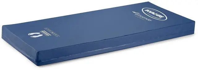 Main image of Invacare SRS2080 Glissando Friction Reducing Hospital Bed Mattress for Pressure Sore & Ulcer, 36" Width, 80" Length, Blue