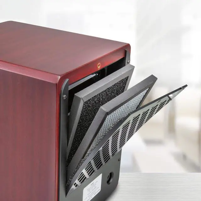 Alt view image 6 of 7 - Ivation 5-in-1 Air Purifier & Ozone Generator For Up to 3,500 Sq/Ft, Ionizer & Deodorizer  Included 2 UV Lights, Photo-Catalytic and Carbon Filters, Eliminates Odors from Pets, Smoke, Food & More