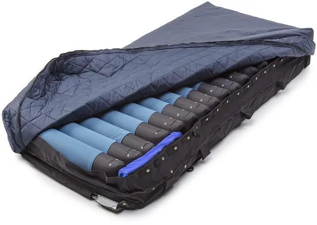 Alt view image 4 of 7 - Invacare microAIR 42" W x 84" L Alternating Pressure Low Air Loss Mattress System, 1000 lb. Weight Capacity, MA800B4284