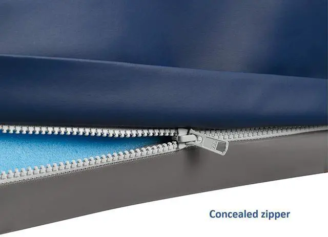 Alt view image 3 of 6 - Invacare Softform Premier Hospital Bed Mattress, 36" Wide x 76" Long, IPM1076