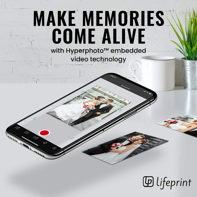 Alt view image 2 of 6 - 2x3 Portable Photo and Video Printer for iPhone and Android. Make Your Photos Come to Life w/Augmented Reality - White