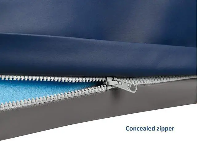 Alt view image 3 of 6 - Invacare Softform Premier Hospital Bed Mattress, 36" Wide x 80" Long, IPM1080