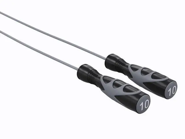 Alt view image 2 of 3 - Power Systems Elite Jump Rope - Premium Vinyl & Radial Ball for Max Rotation (10')