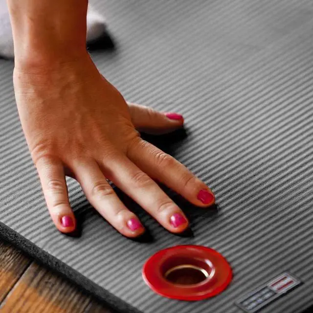 Alt view image 6 of 7 - Power Systems Premium Hanging Club Exercise Mat, 56 x 23 x 3/8 Inches Thick, Jet Black (93834)