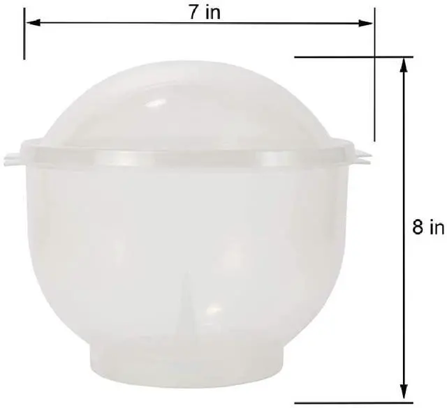 Alt view image 5 of 6 - WalterDrake Lettuce KeeperTM - Lettuce Crisper Salad Keeper Container Keeps your Salads and Vegetables Crisp and Fresh- 7" X 8" (brown) (1) (1)
