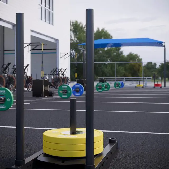 Alt view image 4 of 7 - Power Systems Granite Series Sled for Strength Conditioning - Push, Pull or Drag - Indoors or Outdoors