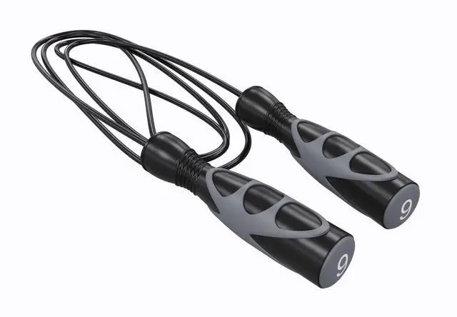 Main image of Power Systems Elite Jump Rope - Premium Vinyl & Radial Ball for Max Rotation (9')
