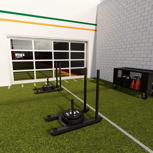 Alt view image 6 of 7 - Power Systems Granite Series Sled for Strength Conditioning - Push, Pull or Drag - Indoors or Outdoors