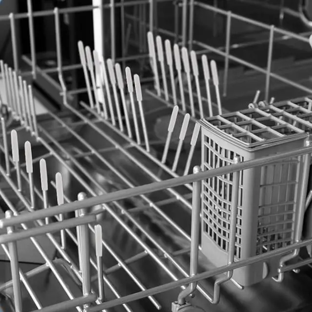 Alt view image 3 of 6 - Jumbl Dishwasher Prong Tine Caps, Covers Rusted, Worn Out Cookware and Glassware from Scratch (Set of 20) - White