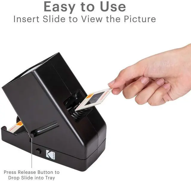 Alt view image 6 of 7 - 35mm Slide and Film Viewer - Battery Operation, 3X Magnification, LED Lighted Viewing for 35mm Slides & Film Negatives