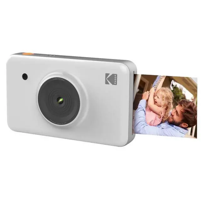 Alt view image 6 of 7 - Kodak Mini Shot Instant Camera (White) Basic Bundle + Paper (20 Sheets) + Deluxe Case