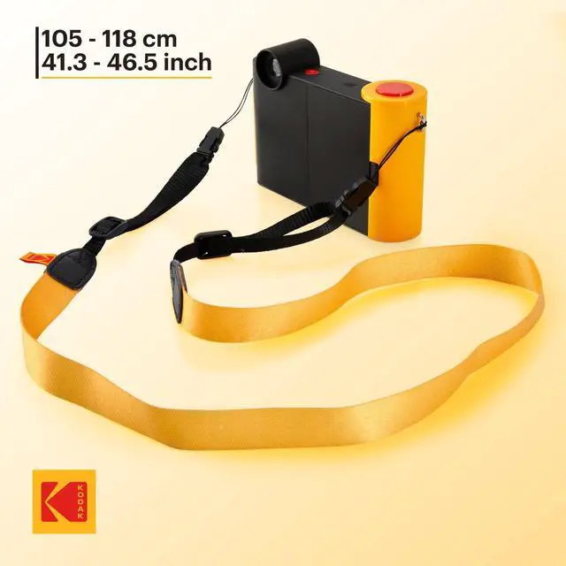 Alt view image 4 of 7 - Kodak Deluxe Neck Strap Color Kit, Comfortable & Detachable Camera Straps, Compatible with Kodak Smile + Instant Camera, 6 Color Pack (White, Black, Pink, Green, Blue, and Hot Pink)