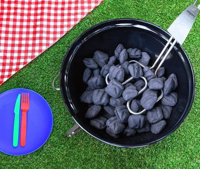 Alt view image 4 of 8 - ivation premium 500w electric charcoal starter  quickly & easily ignite bbq grills without lighter fluid or matches  doublering design with longer, angled handle safely heats in just 6 minutes