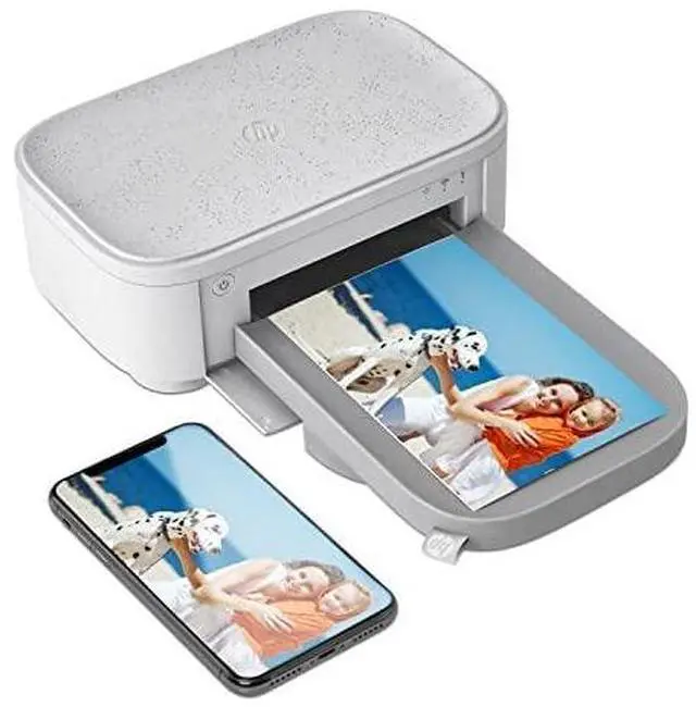 Alt view image 5 of 6 - HP Sprocket Studio Plus 4x6 Instant Photo Printer  Bundle: Photo Album, Markers, Photo Paper, and Stickers.,White