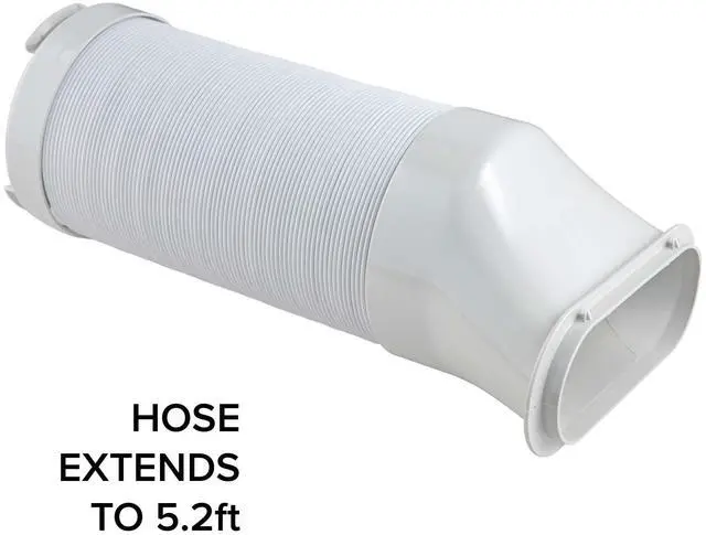 Alt view image 3 of 6 - ivation replacement exhaust hose for ivapacwifi8k, ivapacwifi10k, ivapacwifi12k and ivapacwifi13k wi-fi portable air conditioner
