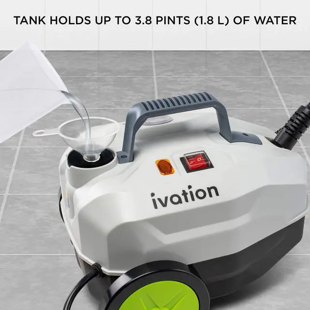 Alt view image 4 of 5 - Ivation Replacement Parts for IVASTEAMR20 Canister Steam Cleaner - Parts Include Rotary brush, Nozzle, Small Round Brush, Big Round Brush, Window Brush, Floor Brush, Floor brush and More