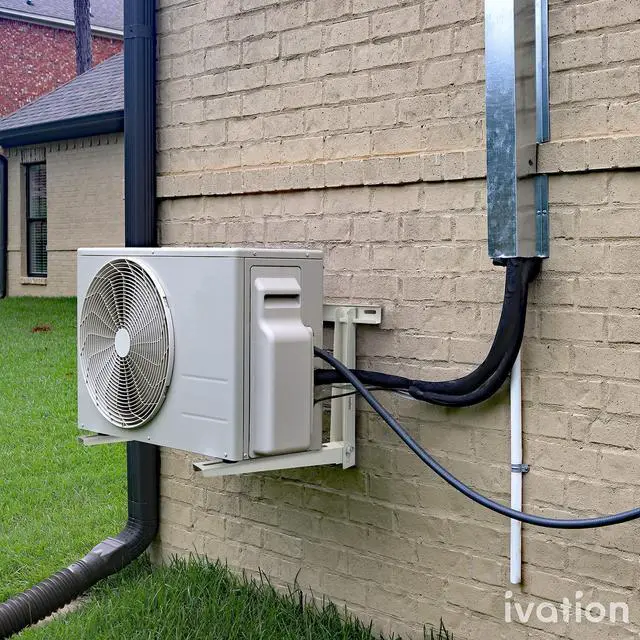 Alt view image 4 of 6 - Ivation Split AC Mounting Bracket, Universal Heavy-Duty Outdoor Wall Mount System with Hardware & Level for Ductless Mini Split Air Conditioner Condenser & Heat Pump Units, 440 Lb. Max Capacity