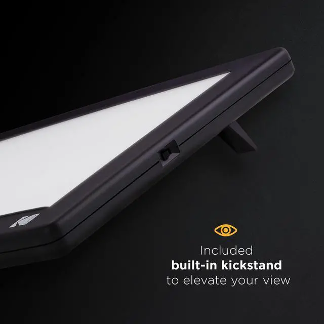 Alt view image 7 of 7 - KODAK LED Light Box 12x8 for Negatives, Slides & Film | Illuminated Board Panel & LED Light Pad for Viewing & Scanning Photos, Tattoo Drawing, Artist Sketching & Stenciling | Glare-Free, USB Powered