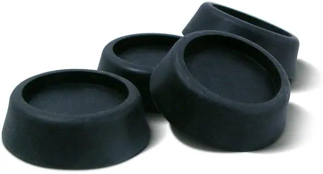 Alt view image 2 of 7 - Ideaworks Washing Machine Antivibration Pads - Anti-Walk Dryer & Washer Vibration Pads - Noise Reducing Silent Feet - Sleeker Design than Washing Machine Stand or Mat - Set of 8