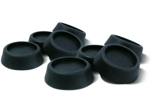 Alt view image 7 of 7 - Ideaworks Washing Machine Antivibration Pads - Anti-Walk Dryer & Washer Vibration Pads - Noise Reducing Silent Feet - Sleeker Design than Washing Machine Stand or Mat - Set of 8