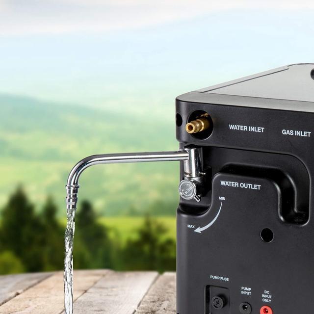 Alt view image 7 of 7 - Hike Crew Portable Propane Water Heater & Shower Pump  Compact Outdoor Cleaning & Showering System w/ LCD & Auto Safety Shutoff for Instant Hot Water While Camping, Hiking  Carry Case Included