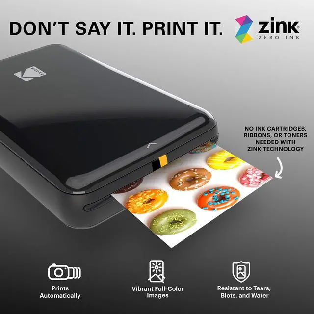 Alt view image 3 of 7 - Zink 2"x3" Premium Photo Paper (100 Sheets) for KODAK PRINTOMATIC, Smile & Step Cameras & Printers