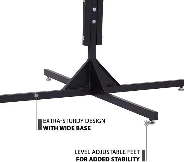Alt view image 5 of 6 - RaxGo kayak Storage Rack, Freestanding Heavy Duty Stand for Two-Kayak, SUP, Canoe & Paddleboard for Indoor, Outdoor, Garage, Shed, or Dock, Adjustable Height