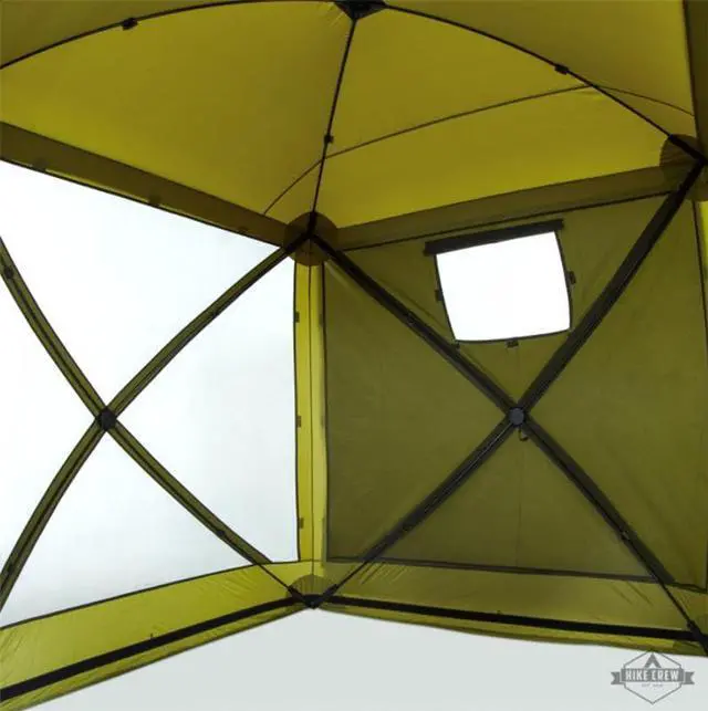 Alt view image 3 of 5 - Hike Crew Pop-Up Gazebo Side Panel with Window | Compatible with 4 and 6 Sided Tents with 6ft Panels | Durable Water Wind & Sun Resistant Tarp Attachment