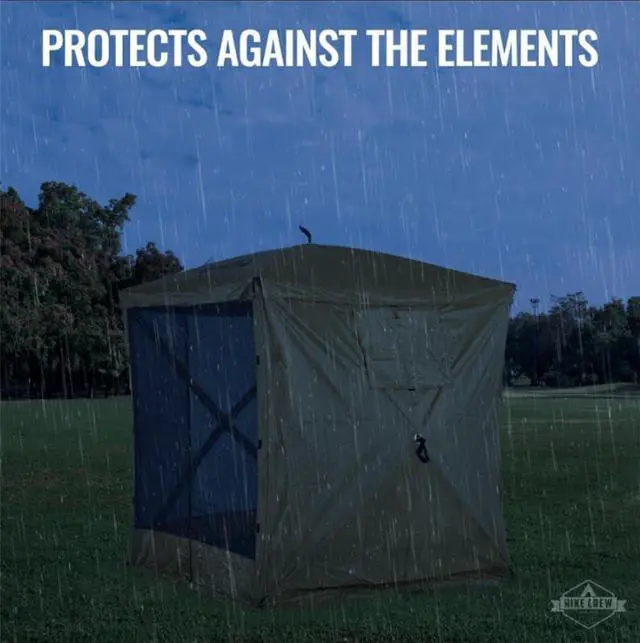 Alt view image 5 of 5 - Hike Crew Pop-Up Gazebo Side Panel with Window | Compatible with 4 and 6 Sided Tents with 6ft Panels | Durable Water Wind & Sun Resistant Tarp Attachment