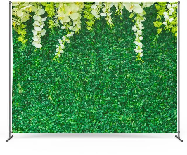 Main image of Zink Leaves Photo Backdrop - Wrinkle-Free 4.5 Ft x 6 Ft Nature-Themed Photo Studio Backdrop for Birthdays, Weddings, Bridal Showers, and More