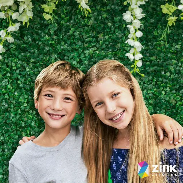 Alt view image 5 of 5 - Zink Leaves Photo Backdrop - Wrinkle-Free 4.5 Ft x 6 Ft Nature-Themed Photo Studio Backdrop for Birthdays, Weddings, Bridal Showers, and More