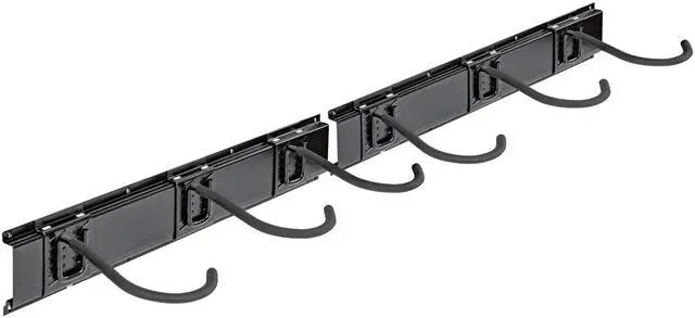 Alt view image 4 of 6 - RaxGo Garage Bike Rack, Wall mounted Bicycle Storage Hanger, 6 Adjustable Hooks Universal for Indoor & Home Use
