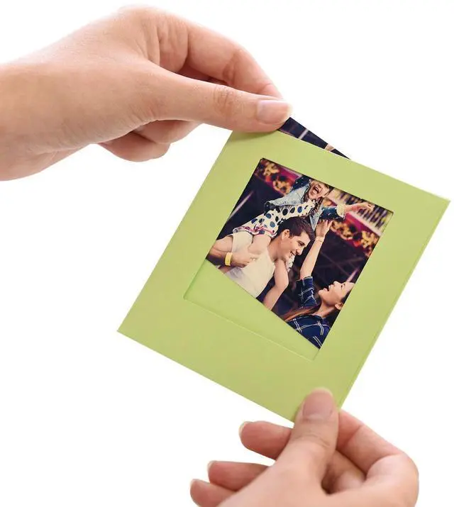 Alt view image 3 of 4 - Zink Colorful Square Photo Frames for 2x3 Zink Paper Compatible with Kodak, Lifeprint, Polaroid, HP, Canon, Fujifilm 2x3 Photos