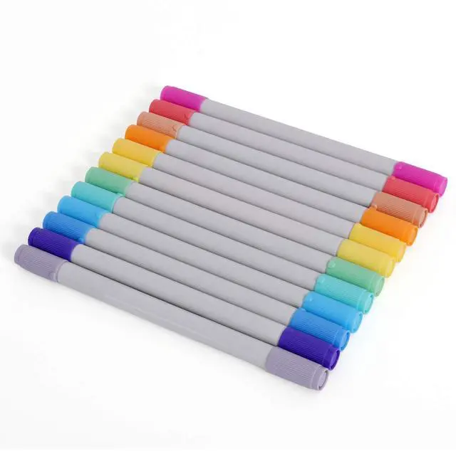 Main image of Zink Colorful Fine & Chisel Double Twin Tip Markers 12 Pack for Kodak, Lifeprint, Polaroid, HP, Canon, Fujifilm Photo Projects