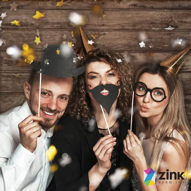 Alt view image 5 of 5 - Zink Vintage Wooden Wall Backdrop - Wrinkle-Free 4.5 Ft x 6 Ft Gray Wooden Photo Studio Backdrop for Birthdays, Weddings, Baby Showers, and More