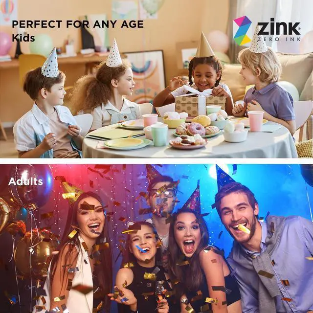 Alt view image 4 of 5 - Zink 25PC Birthday Party Photo Booth Props - 25 Multicolored Happy Birthday Props for Adults & Kids