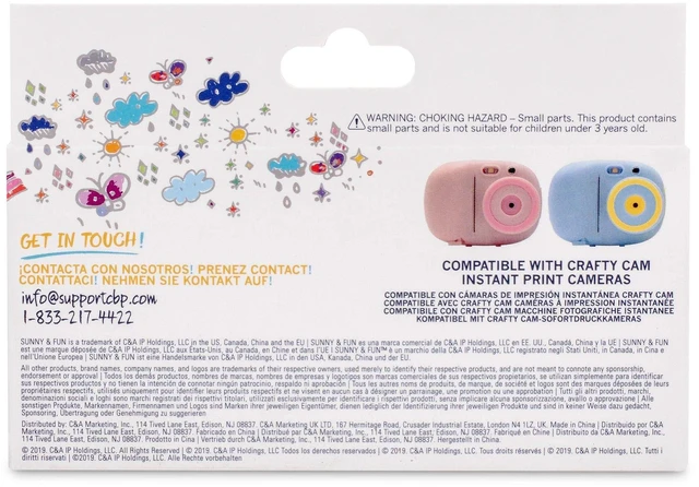 Alt view image 3 of 5 - Sunny & Fun Crafty Cam Printing Paper Rolls (x4) - Total 300 Prints