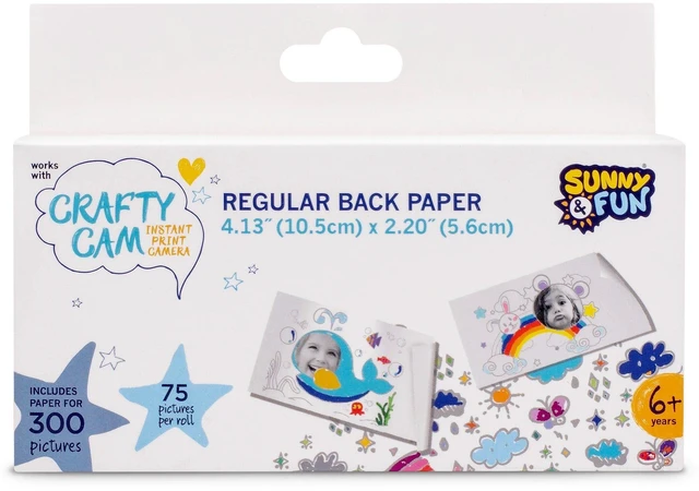 Alt view image 2 of 5 - Sunny & Fun Crafty Cam Printing Paper Rolls (x4) - Total 300 Prints
