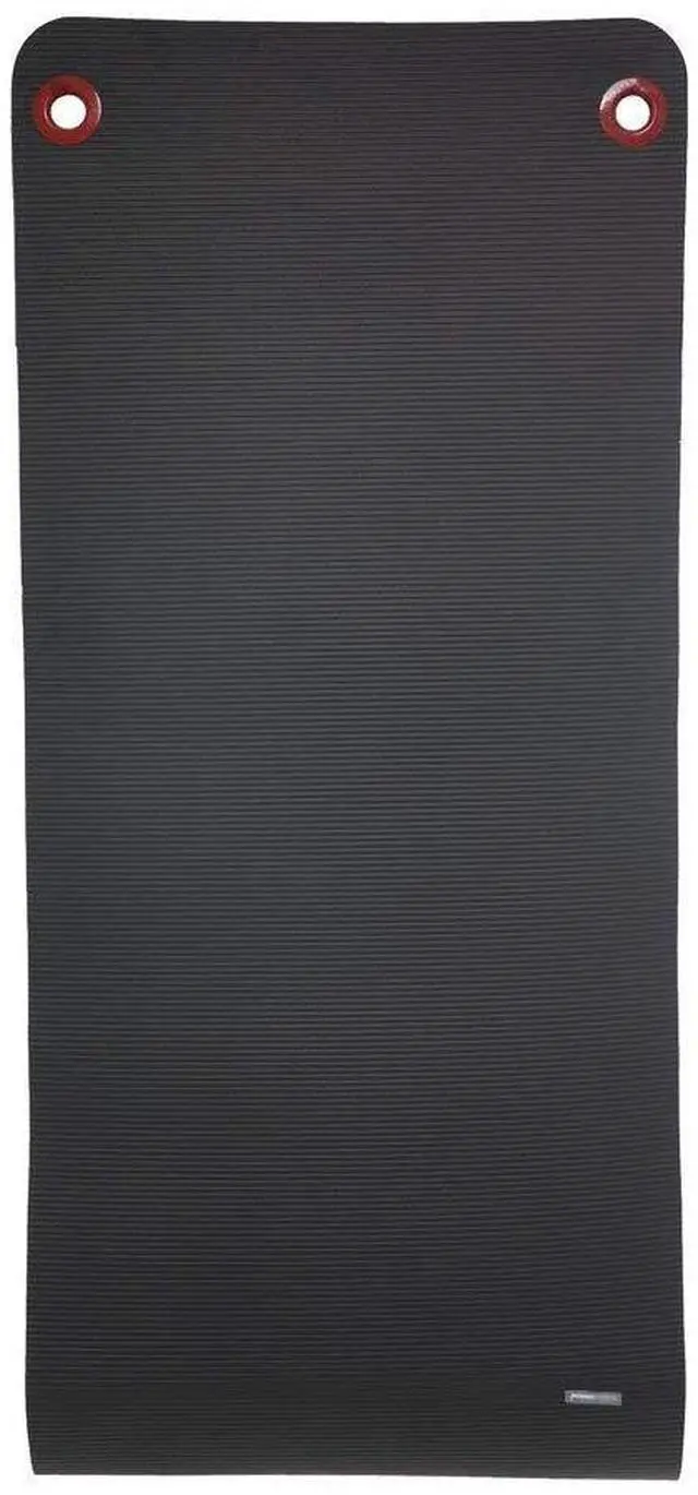 Alt view image 3 of 7 - Power Systems Premium Hanging Club Exercise Mat, 56 x 23 x 3/8 Inches Thick, Jet Black (93834)