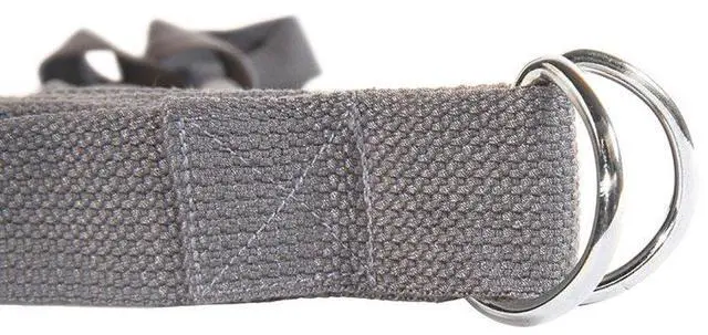 Alt view image 2 of 4 - Power Systems Yoga Strap with D-Ring, 8 Foot, Dark Gray (83221)