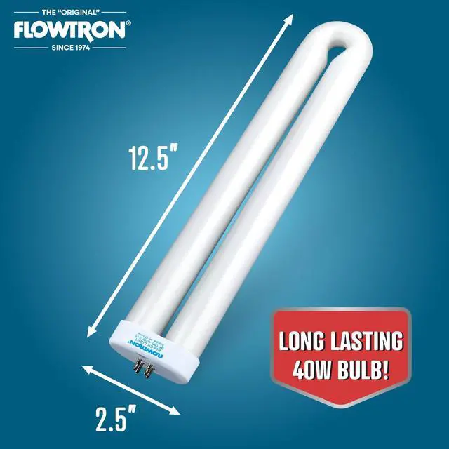 Alt view image 4 of 4 - Flowtron BF-150 Replacement UV Bulb (2-Pack) for BK-80D, MC-9000, FC-4400, FC-4800, FC-4700, FC-7600