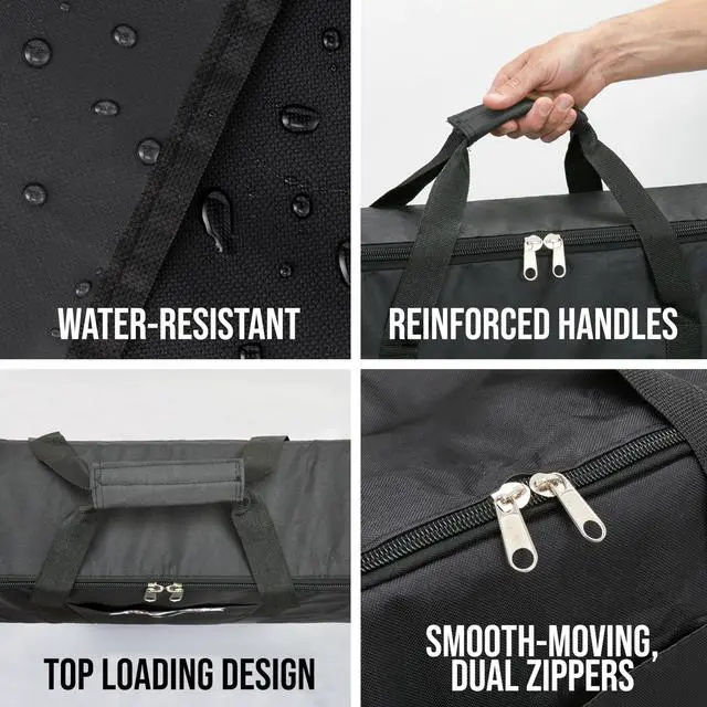 Alt view image 4 of 6 - Hike Crew Heavy Duty 600D 3-Burner Stove Storage Carry Bag | Water and Corrosion Resistance 19.69" x 7.87" x 35.43"