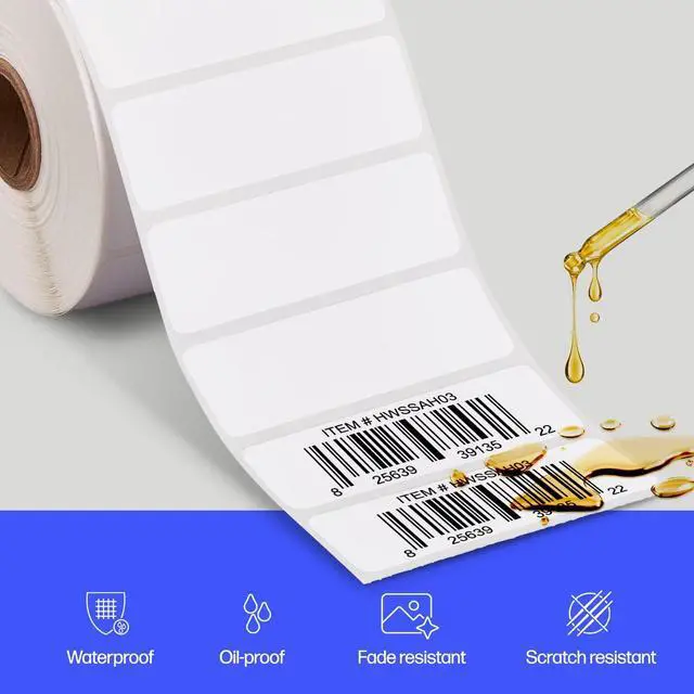 Alt view image 6 of 7 - HP WORKSOLUTIONS HPKER3X1PK2 3X1 LABEL 2 ROLLS OF 1375 (2750 SHEETS)