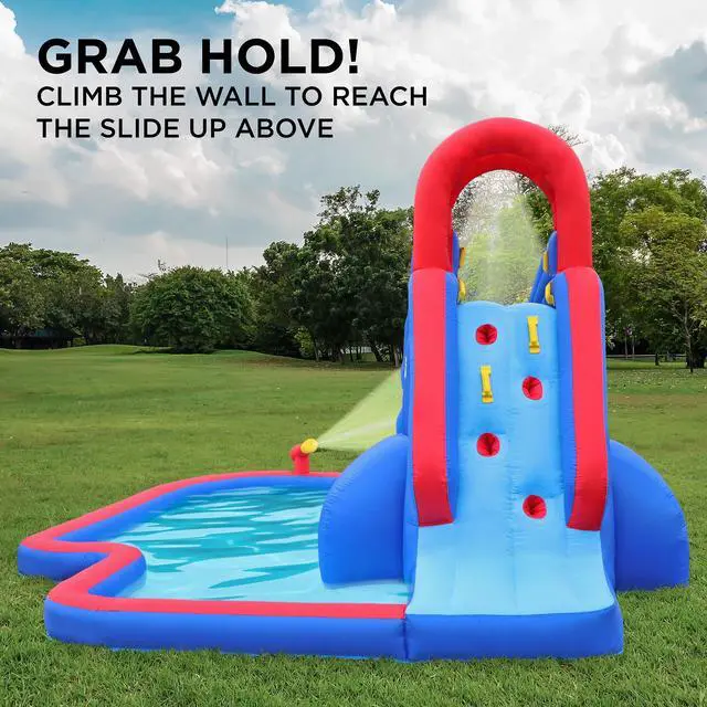 Alt view image 4 of 7 - Sunny & Fun Deluxe Inflatable Water Slide Park