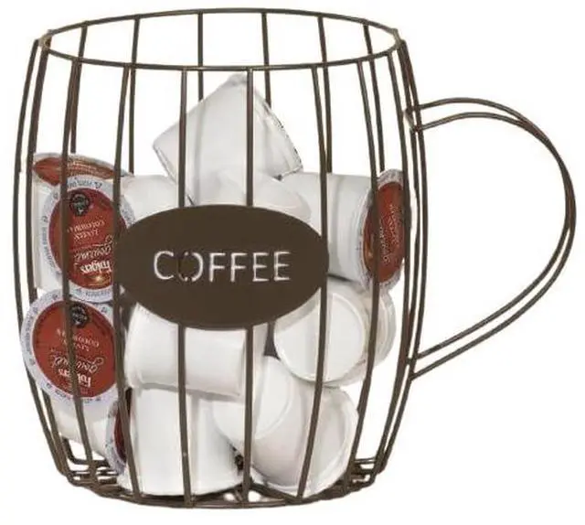 Main image of Miles Kimball Coffee Cup Wire Basket