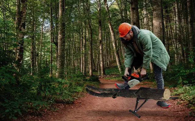 Alt view image 7 of 7 - Right Hand Timberjack Triple Thick Log Lifter That Never Bends, Heavy-Duty Log Jack Helps You Lift, Move & Chainsaw Timber, Lumber & Wood, Grip Handle, Thick Heavy Steel Body, Adjustable Hook