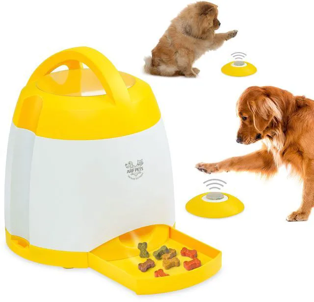Main image of Arf Pets Dog Treat Dispenser with Remote Button Dog Memory Training Activity Toy Treat While Train, Promotes Exercise by Rewards, Improves Memory & Positive Training for A Healthier & Happier Pet