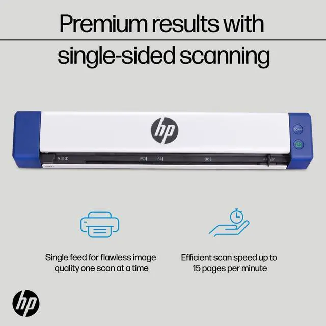 Alt view image 5 of 8 - HP USB Document Scanner & Photo Scanner for 1-Sided Sheetfed Digital Scanning